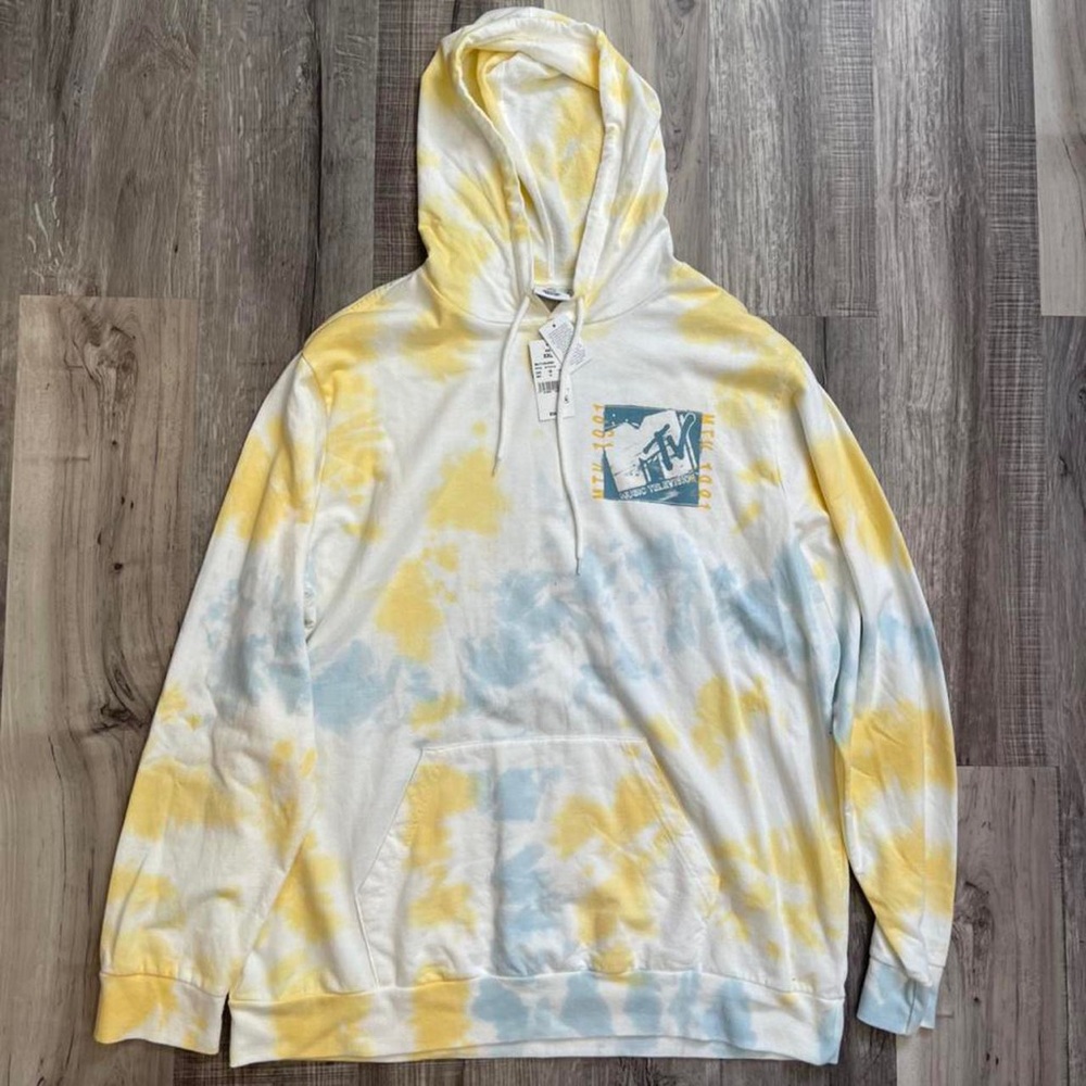 MTV Tie-Dye Mens Hoodie